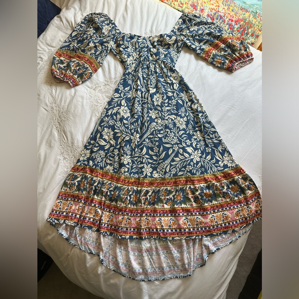 NWT!! FARM Rio Long-Sleeved Dress-